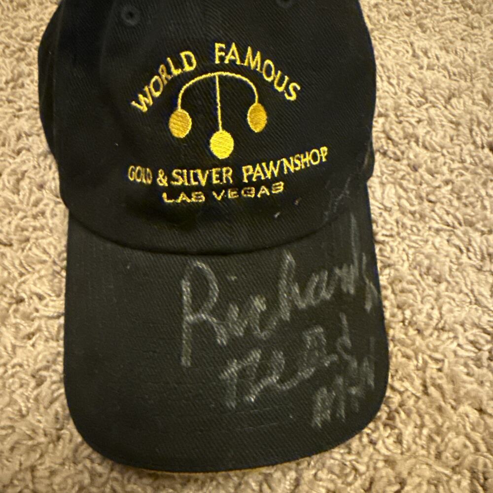 Pawn Stars Signed Hat Richard Harrison Sr. The Old Man Autograph Las Vegas
